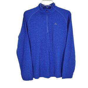 Paradox Merino Blend 1/4 Zip Pullover XL Blue Dri-release Performance Base Layer
